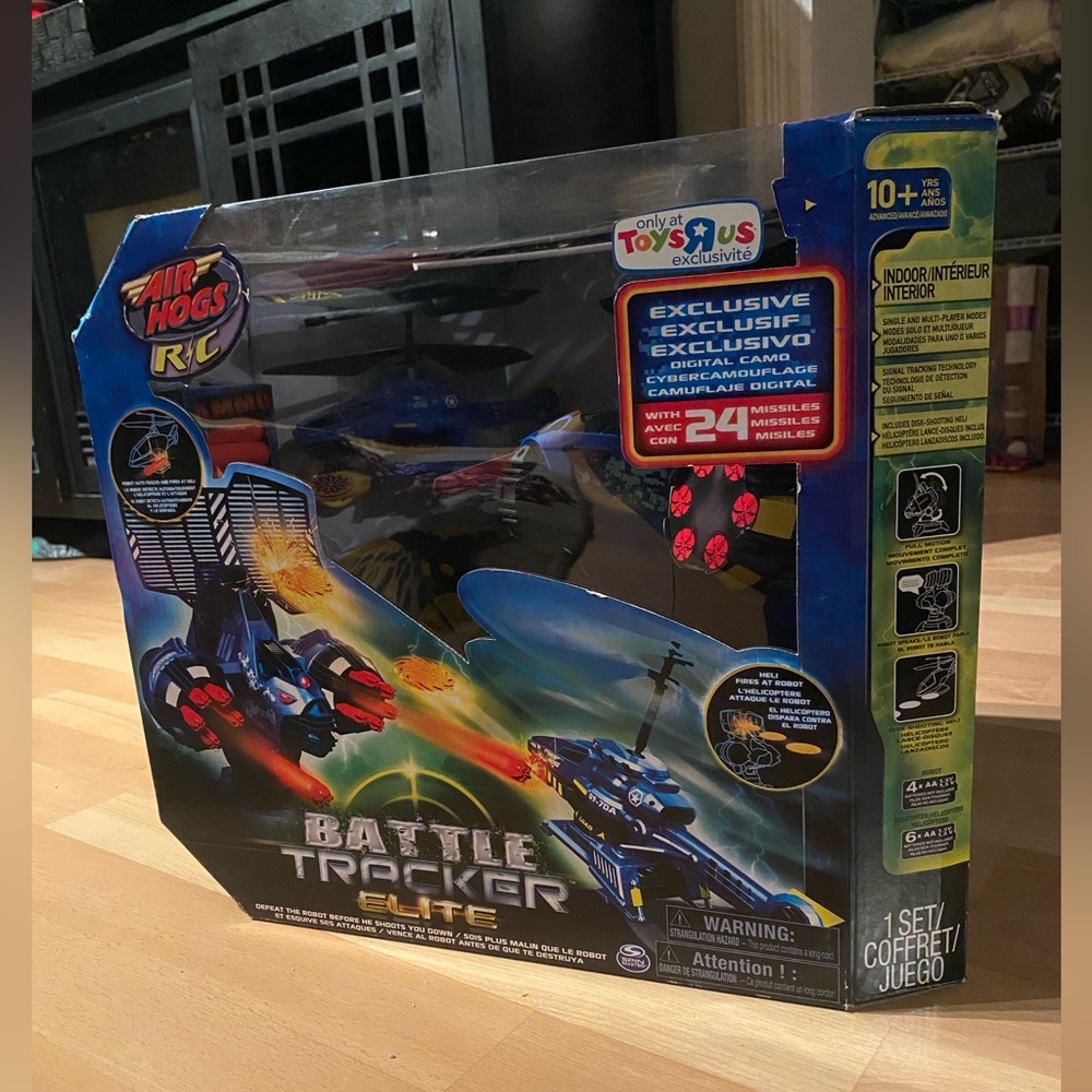 Air hog battle tracker toy